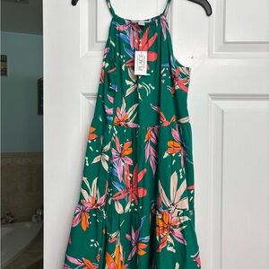 The Children's Place Green Floral Dress